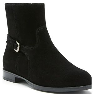 La CANADIENNE Black Suede Ankle Boots